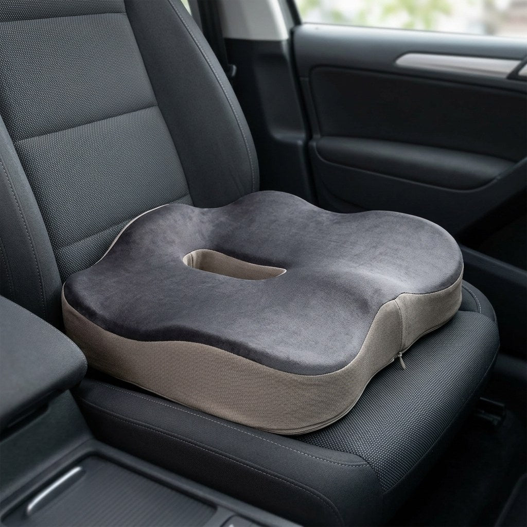 Ovva seat cushion on a car seat
